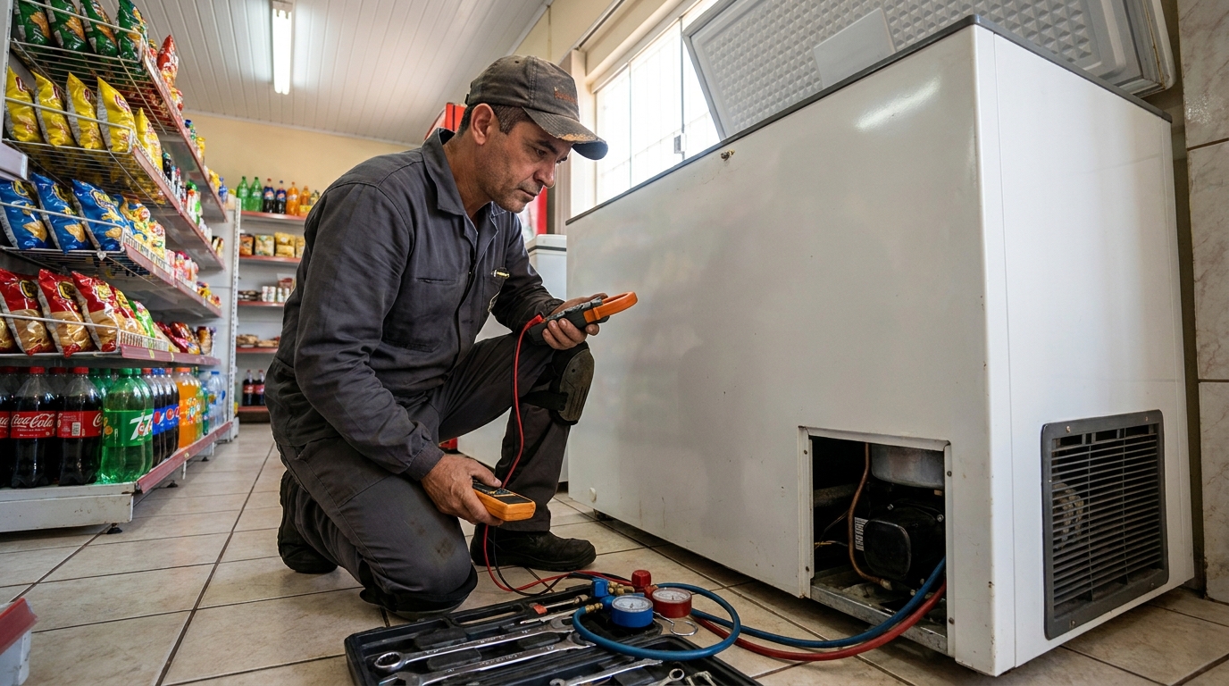 Conserto de placa eletrônica de freezer em Campo Grande‑MS